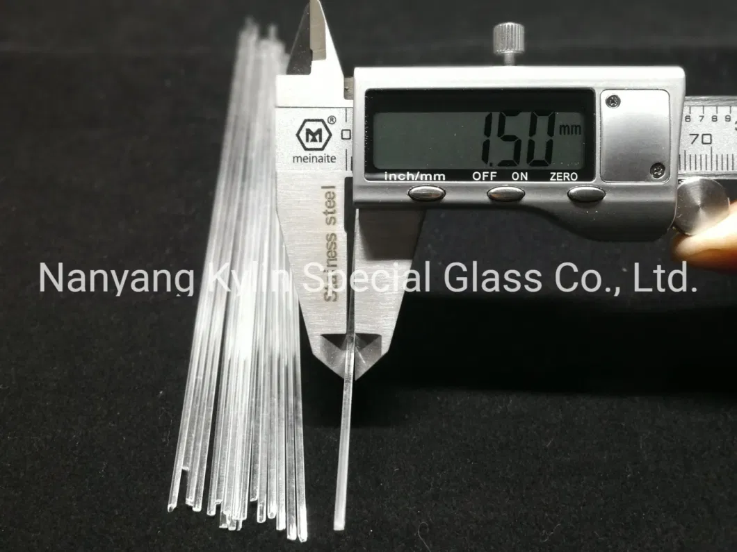 High Quality Custom Clear Transparent Fused Silica Stirring Quartz Glass Rod