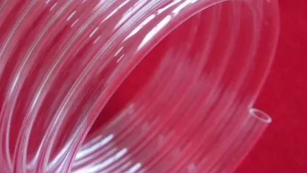 Tubulação espiral fundida clara do vidro de quartzo do silicone da resistência térmica